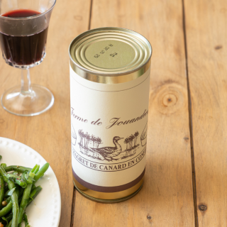 Magret de canard confit