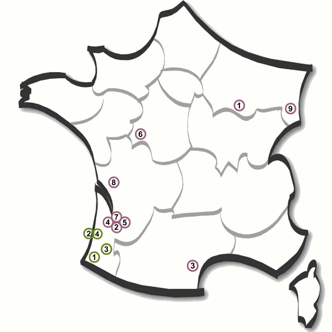 Carte France partenaires