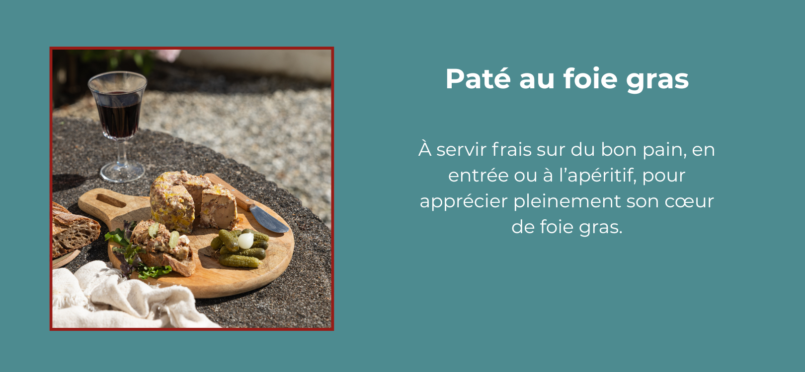 Pâté au foie gras